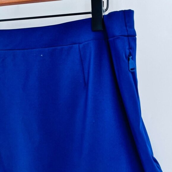 RLX Ralph Lauren Women's Golf Skort 15" Size L Faux Wrap Stretch Jersey Tennis - Picture 4 of 16